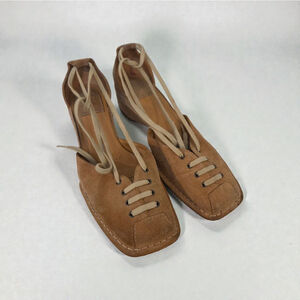 Women's Unbranded Brown Beige Suede Espadrilles